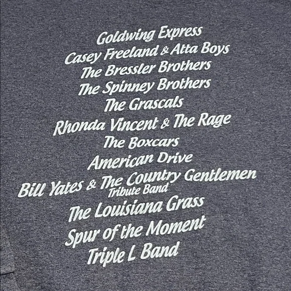 Jerzees Size M NuBlend Crewneck Starvy Creek Bluegrass Festival Sweatshirt - Picture 5 of 5